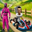 Skibidi Toalettblekksprut Spill Kart Racing Online